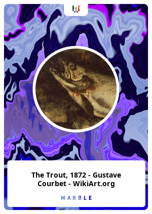 The Trout, 1872 - Gustave Courbet - WikiArt.org