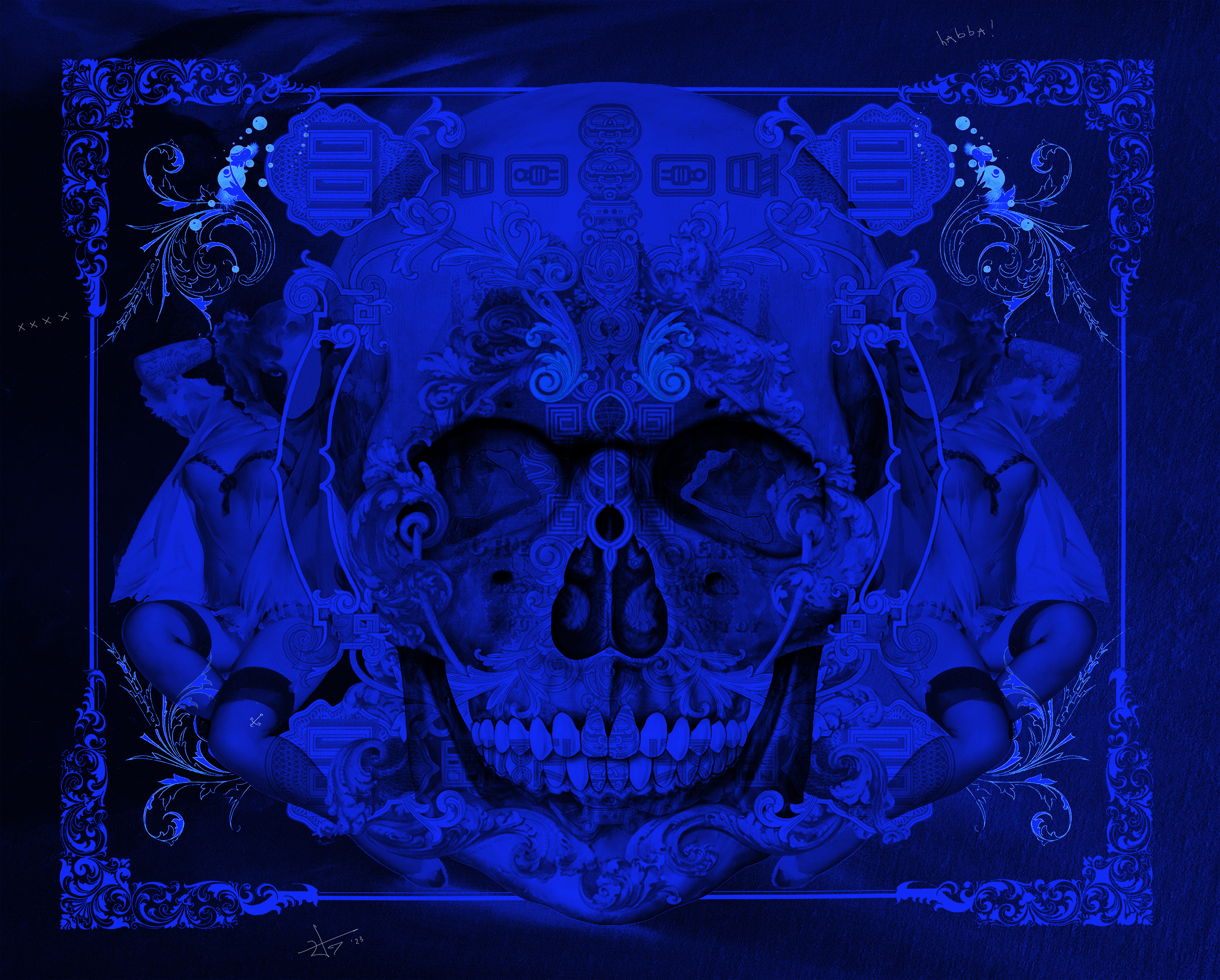 HANDIEDAN | VIRGO ET MORTIS IN BLUE