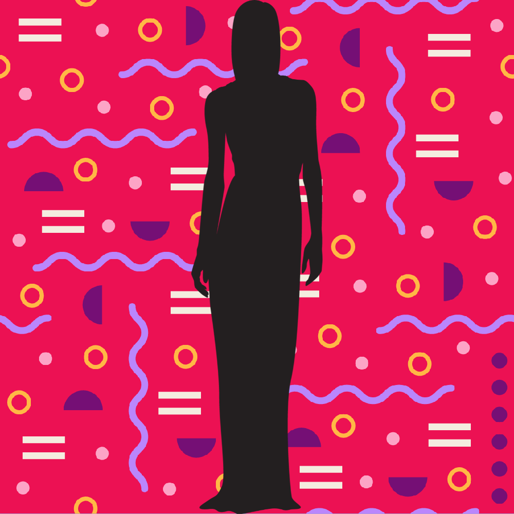 Fashion Silhouette Female Model #7077