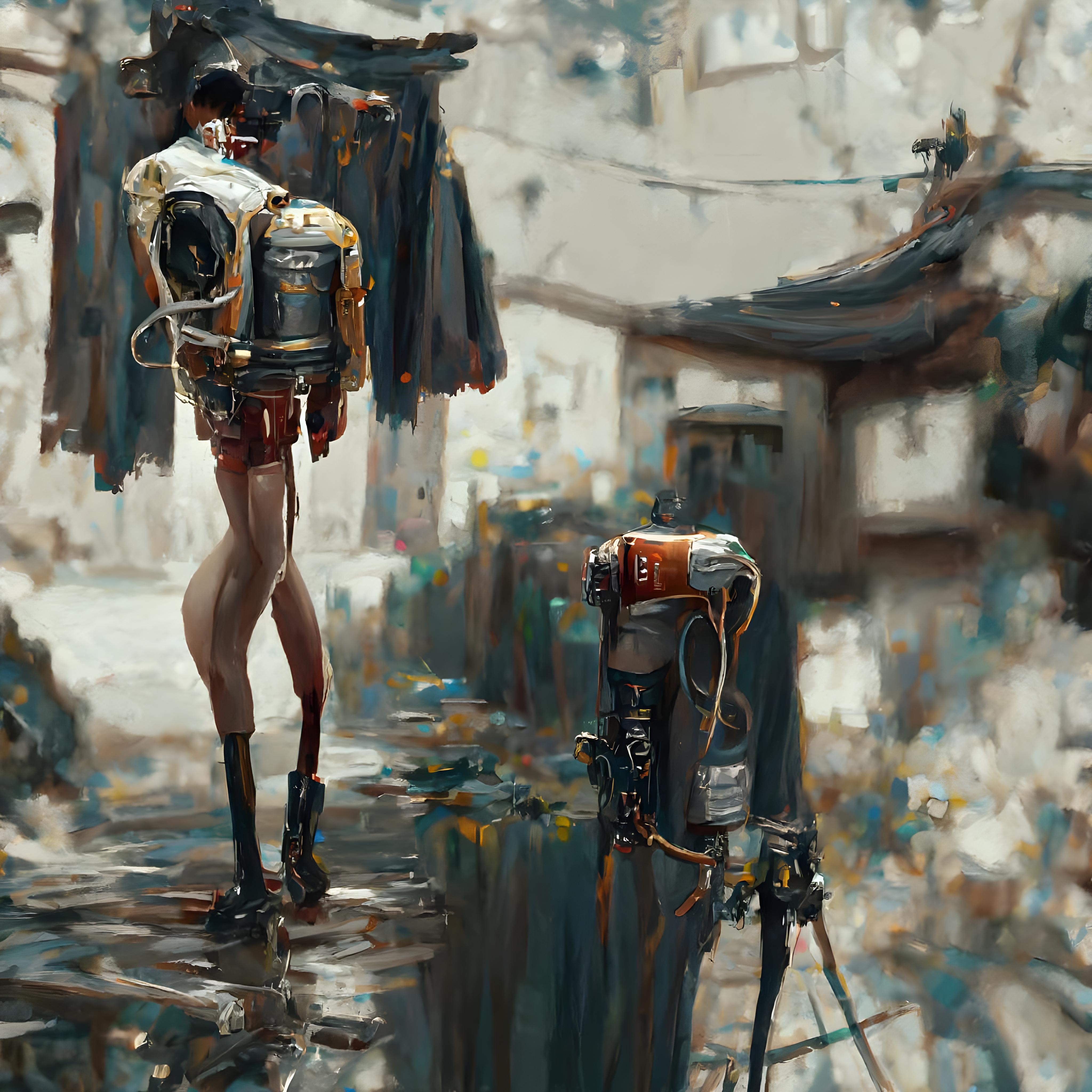 Hunter, Oil, Parachute
