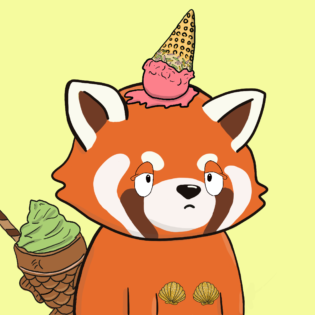 Okay Red Panda #6654