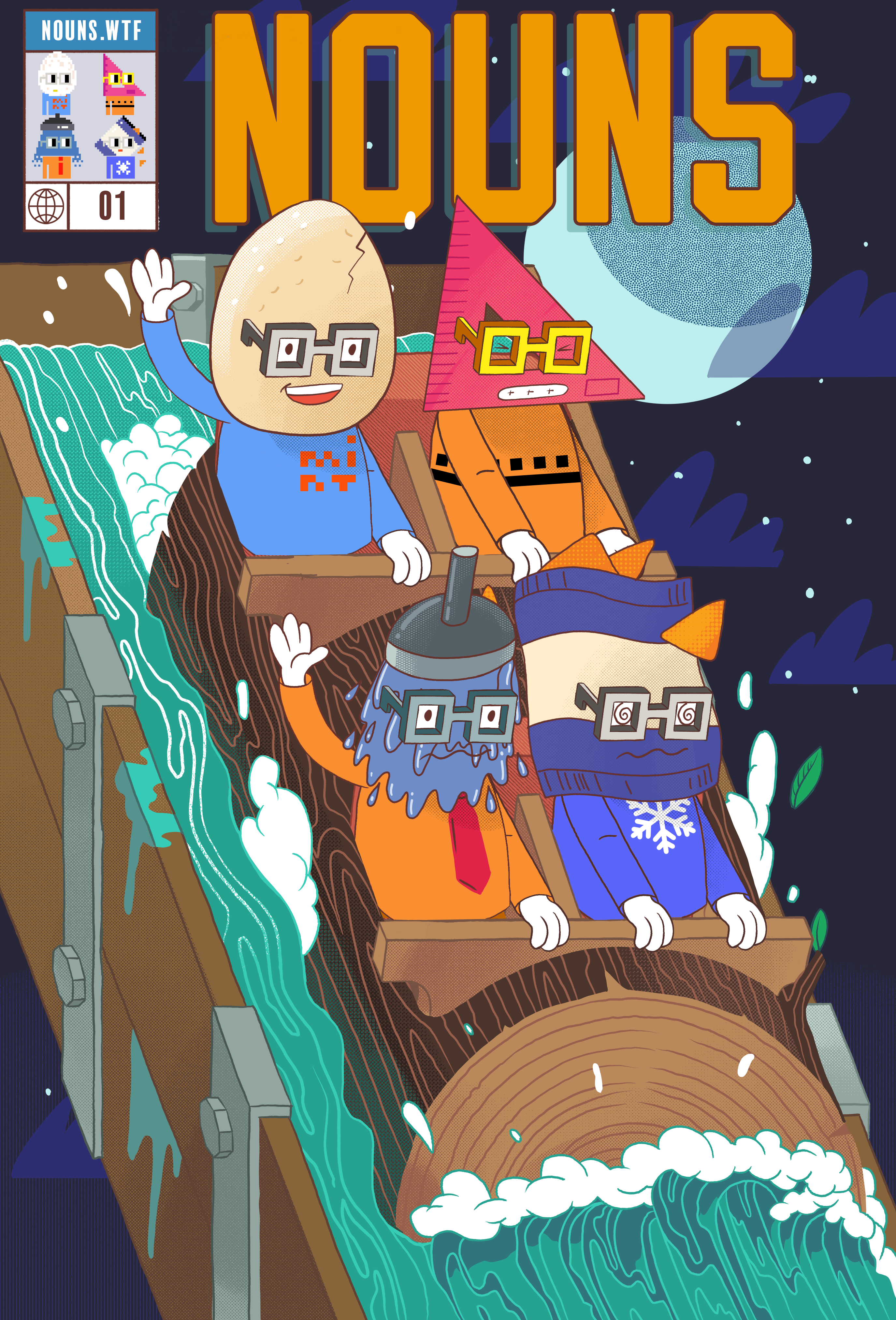 Nouns Comics #1 Generative Cover #2297