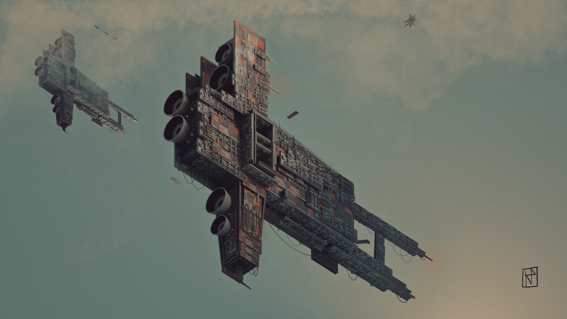 Above