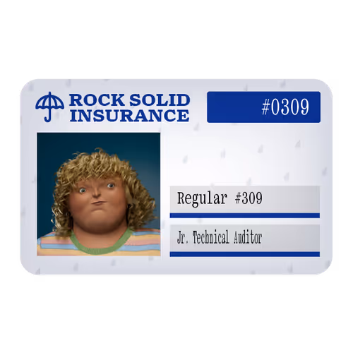 11.5 Ⓡ / week, Rock Solid Insurance