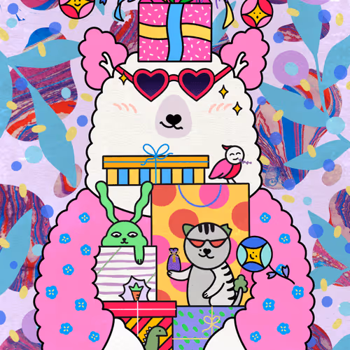 Lavender Bear #1