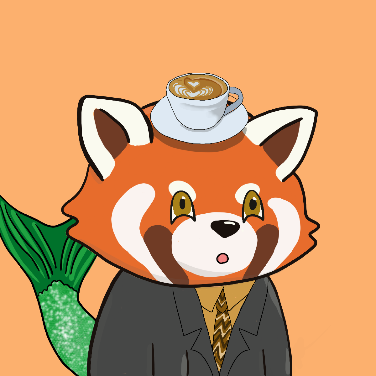 Okay Red Panda #7172