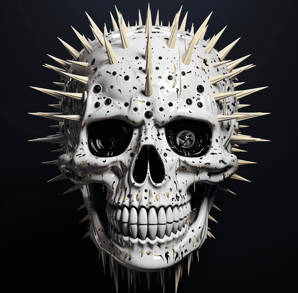 Spiked Skulls by SmokeSolid #146