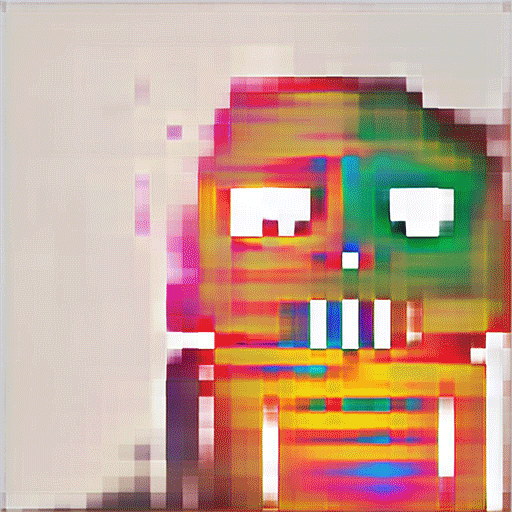 Nebulous Glitch skullGAN (50/128)