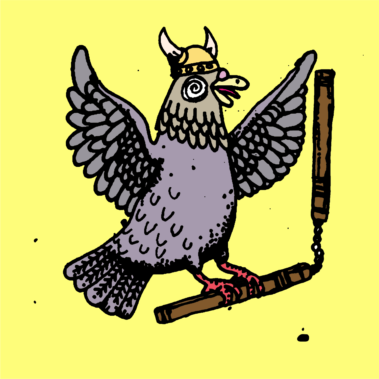 Hood Pigeon #2894