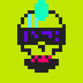 Cyber CryptoSkull #119