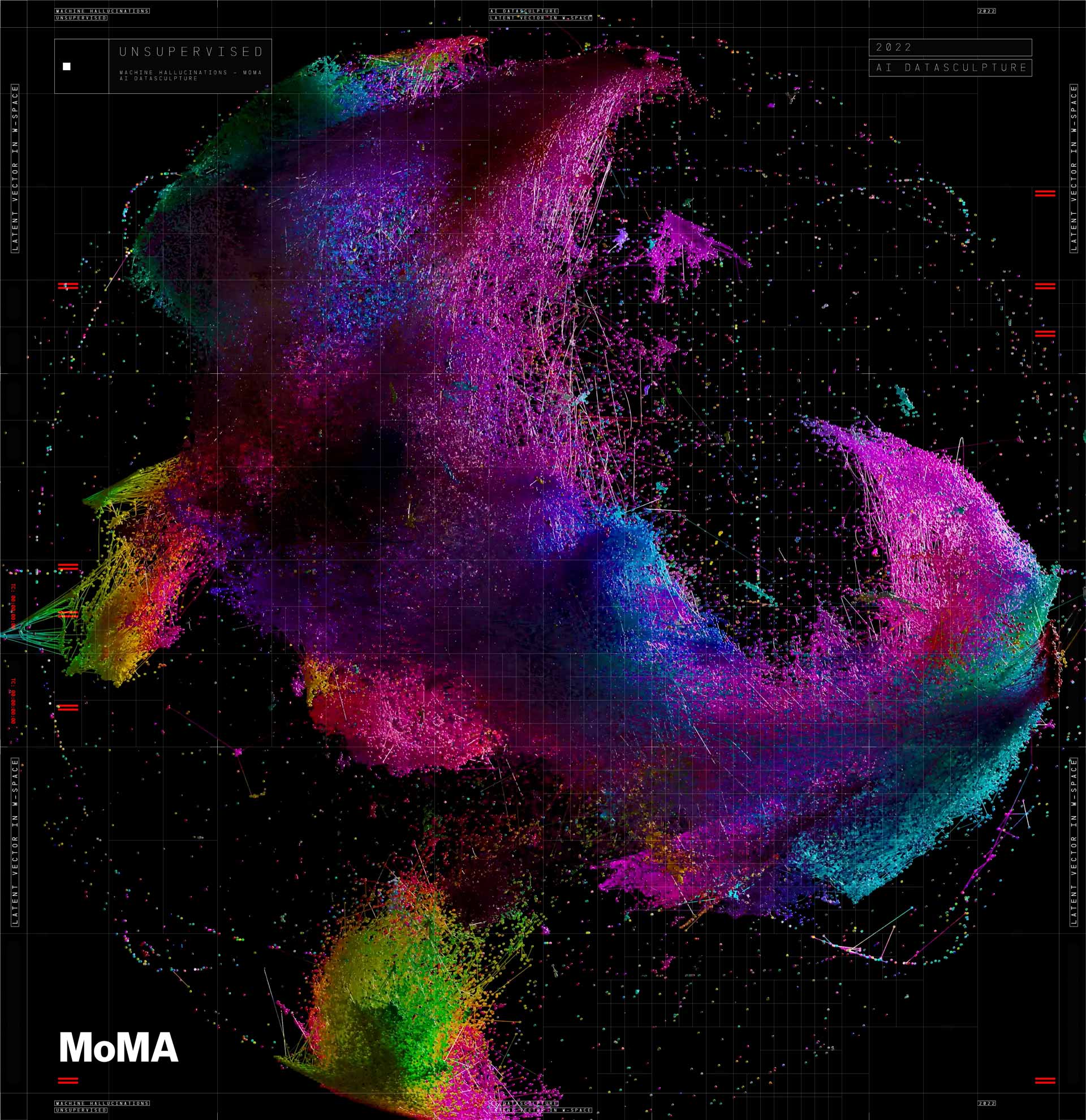 Unsupervised — Burned — Data Universe — MoMA — 2D #53