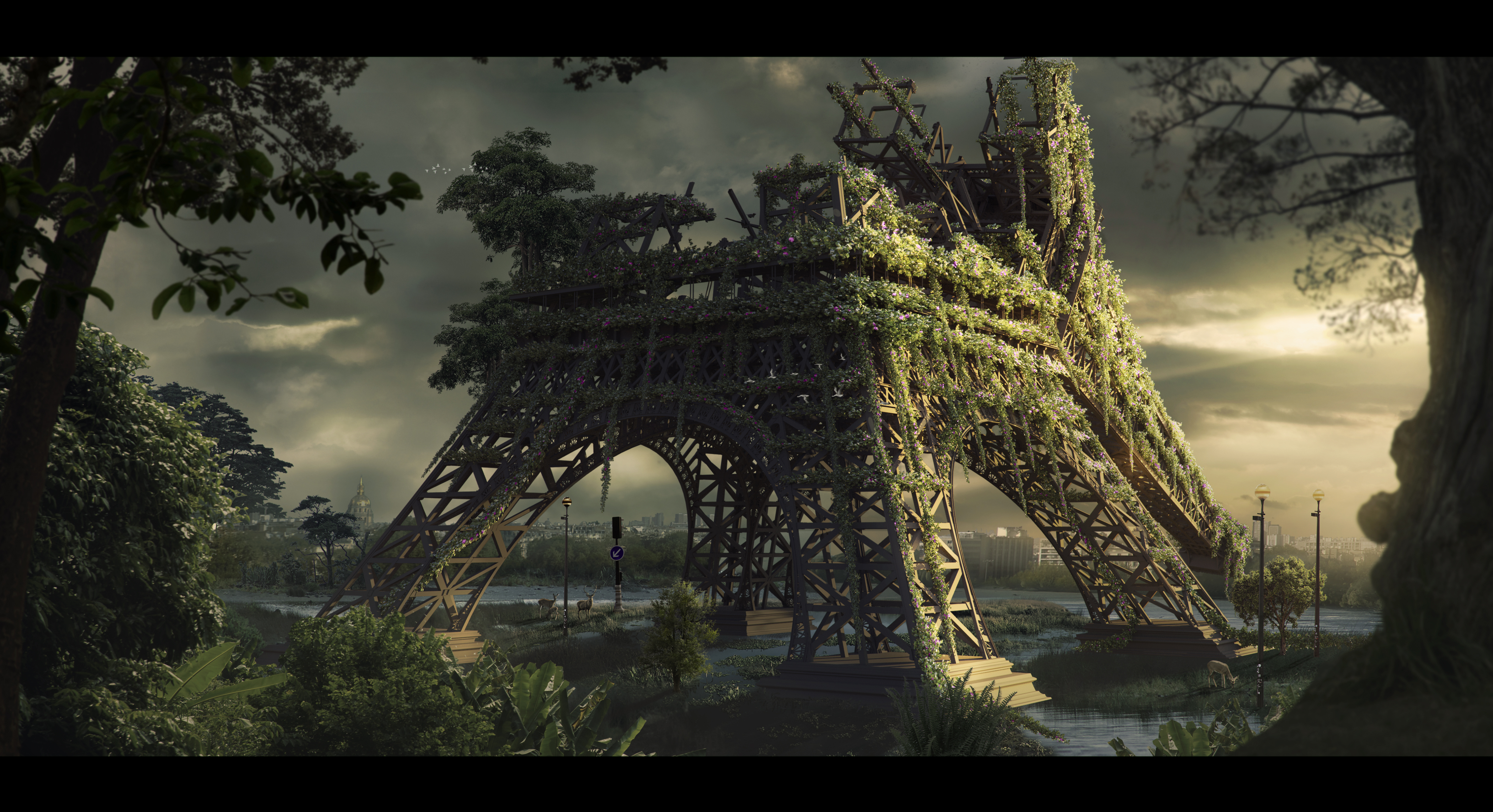 30 Years Later - Eiffel Tower