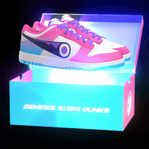 Genesis SushiSwap Sushi Sunset Dunk Lows
