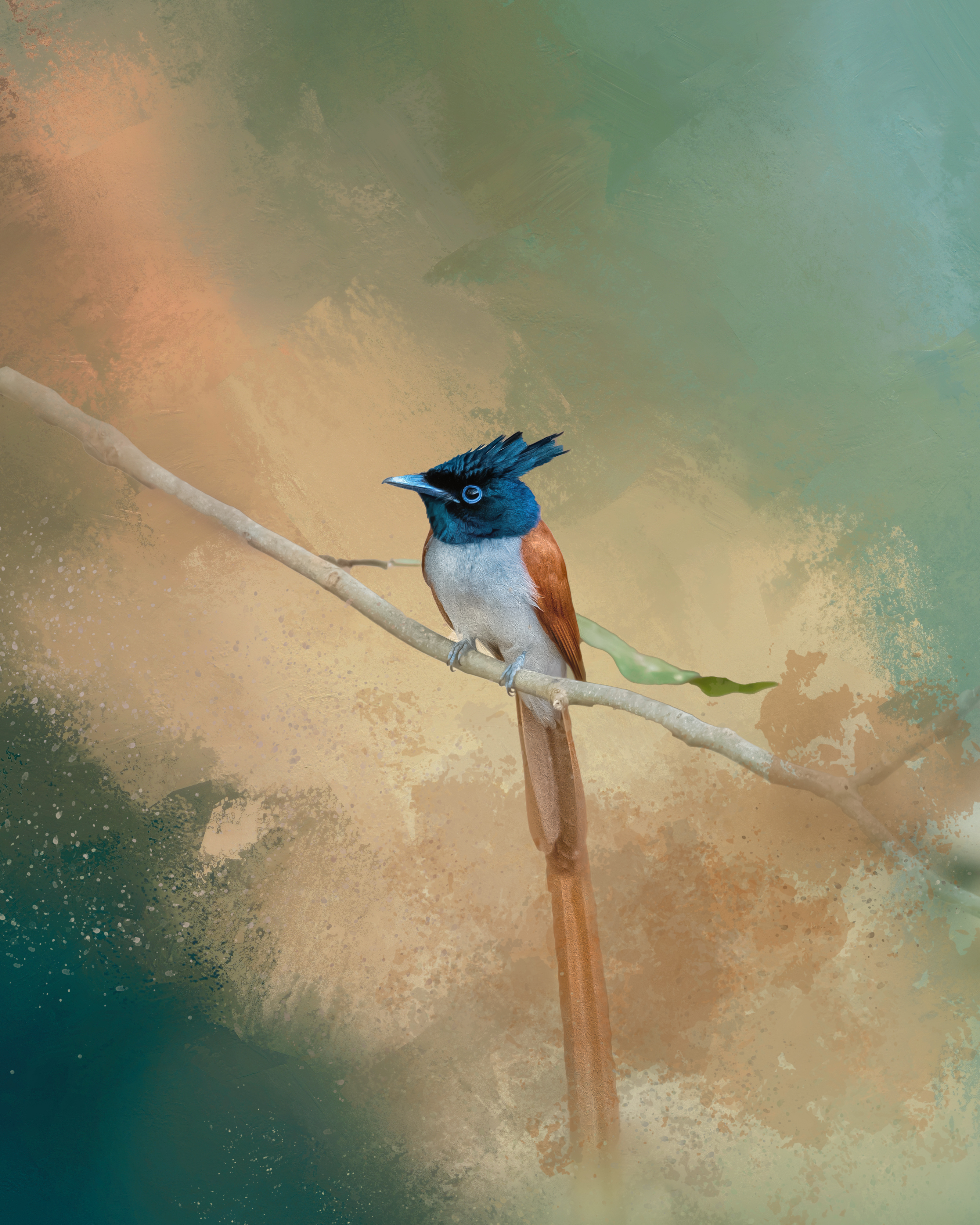 #09 Indian Paradise Fly Catcher