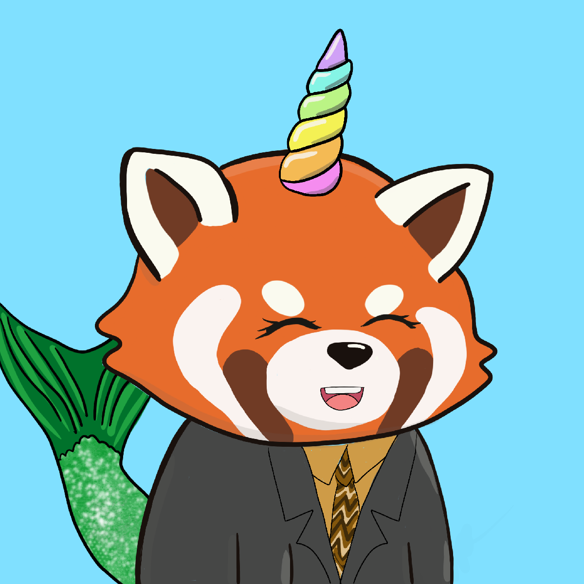 Okay Red Panda #6614