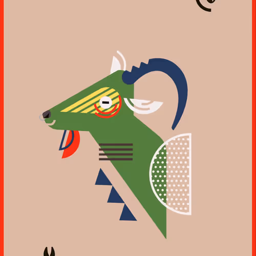 Happy Goat #822