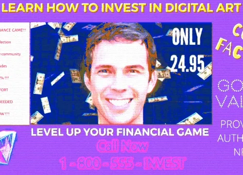Invest on Digital Art Infomercial