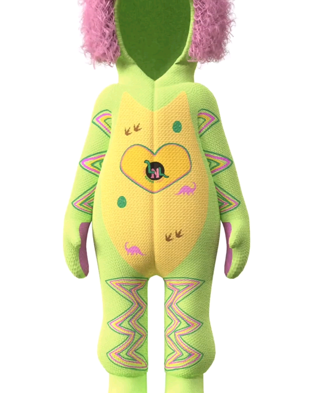 Long Neckie Dino Onesie