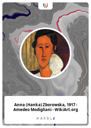 Anna (Hanka) Zborowska, 1917 - Amedeo Modigliani - WikiArt.org