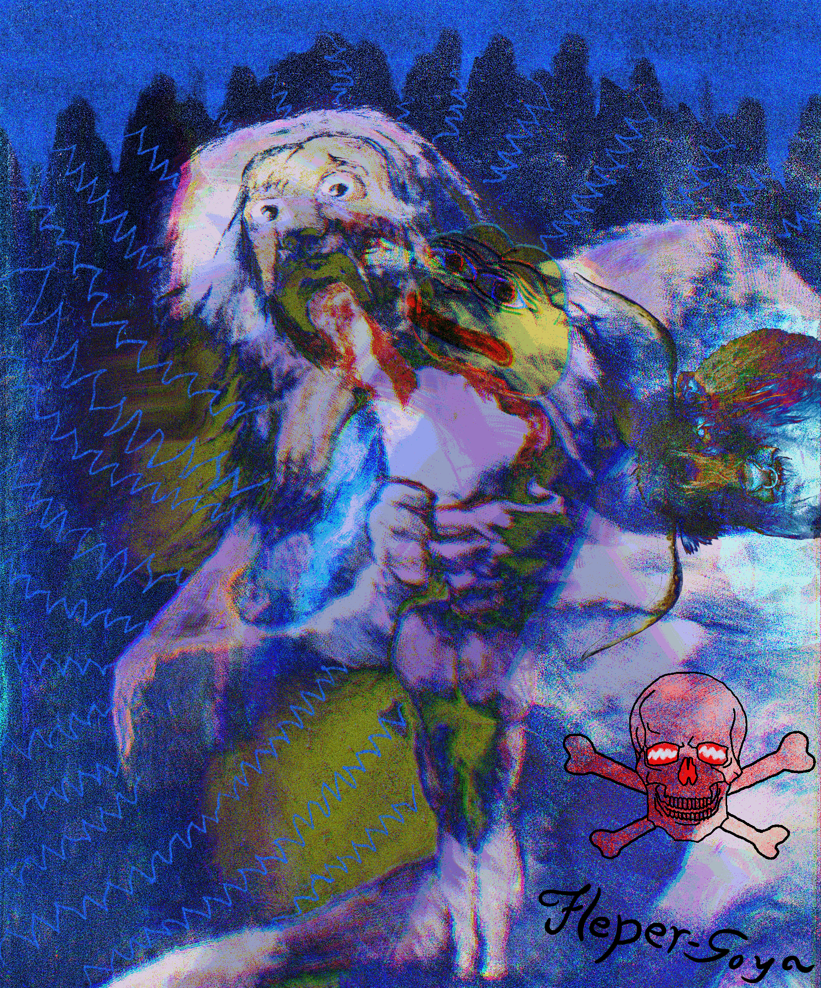 Saturn Devouring his Pepe 