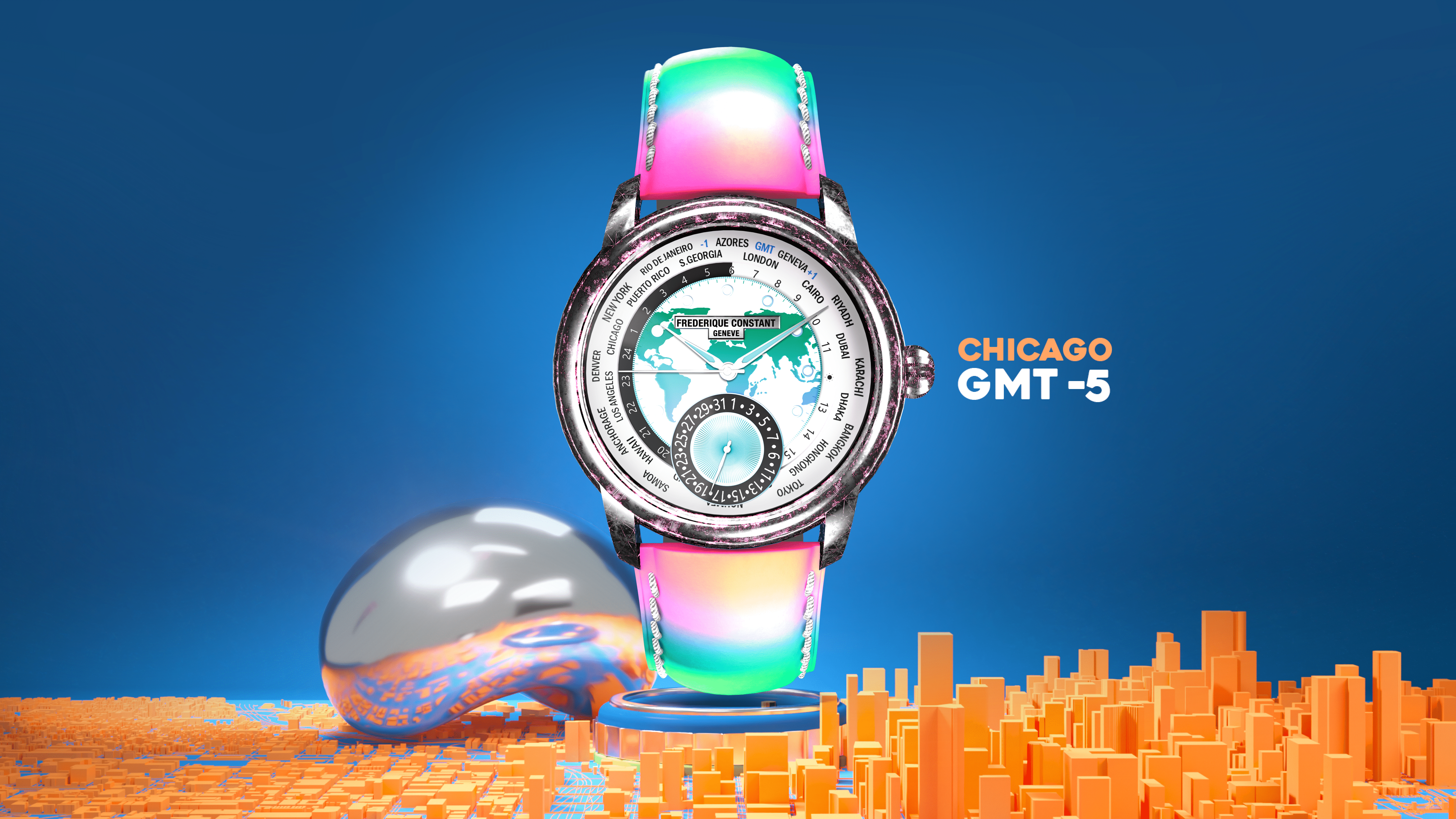 Worldtimer #639 - Chicago (GMT-5)
