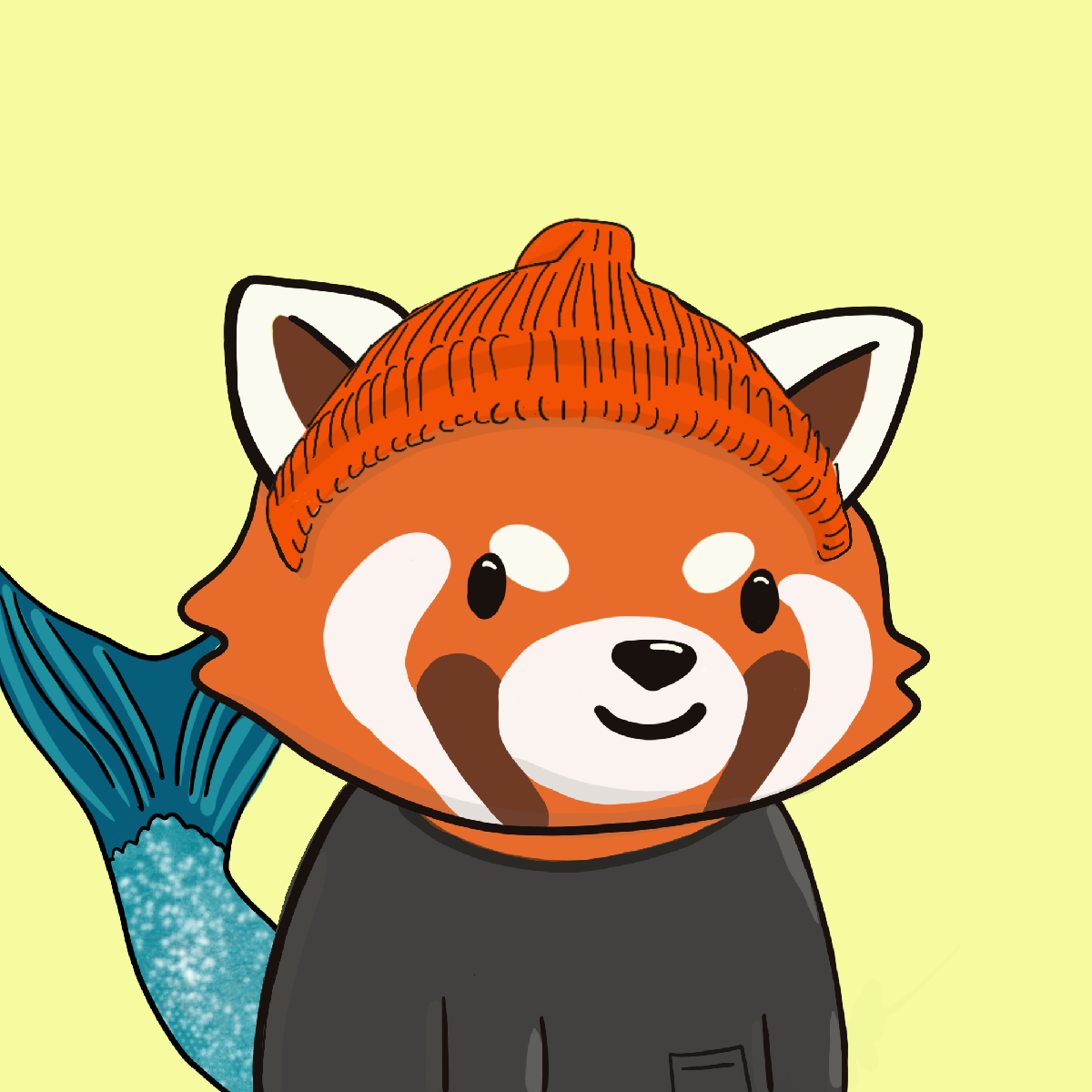 Okay Red Panda #7188