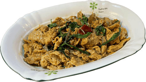 Ocimum basilicum and Lemon Flavor Veg-Chicken