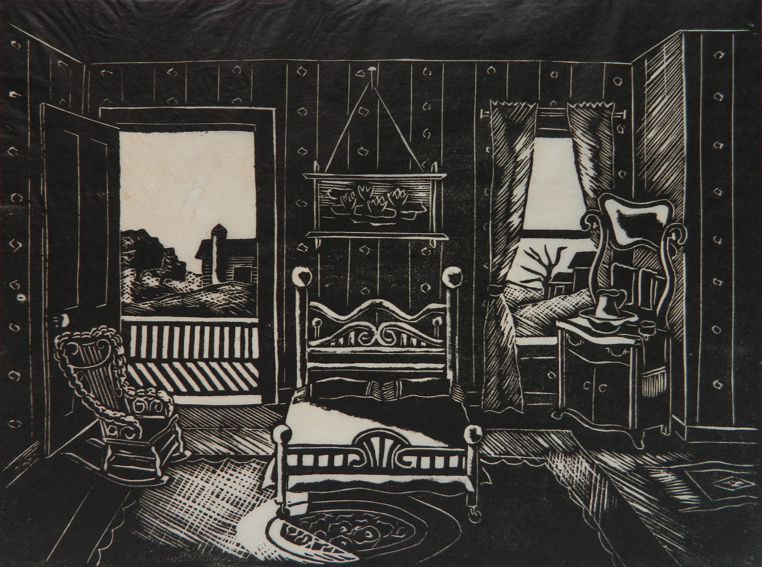 Hobson Pittman woodcut