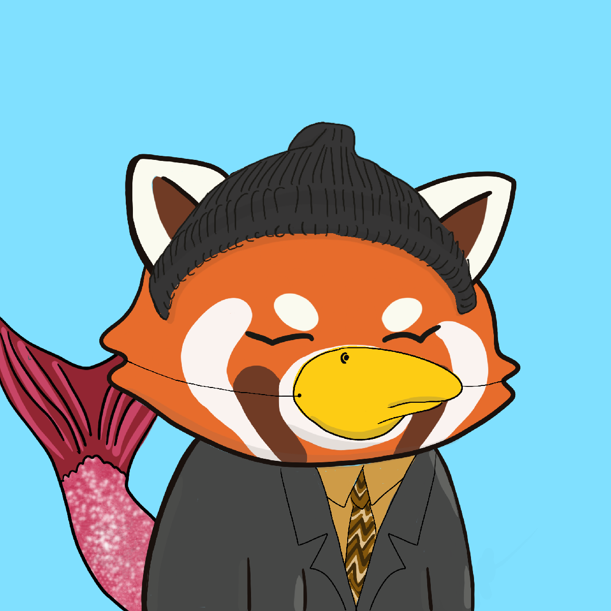 Okay Red Panda #7287