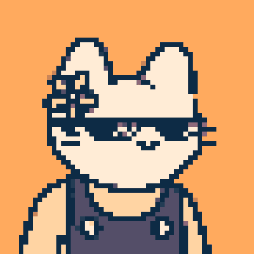 Bored Pixel Cat #733