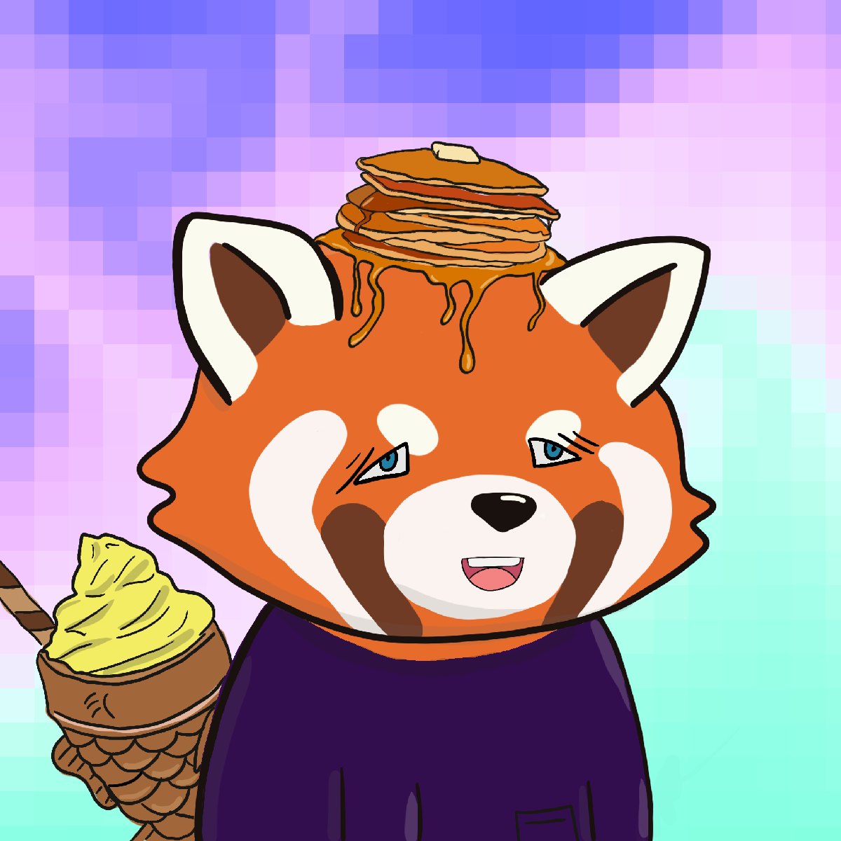 Okay Red Panda #6754