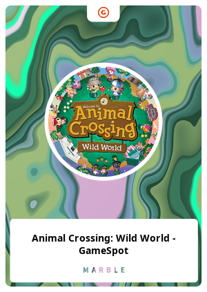 Animal Crossing: Wild World - GameSpot