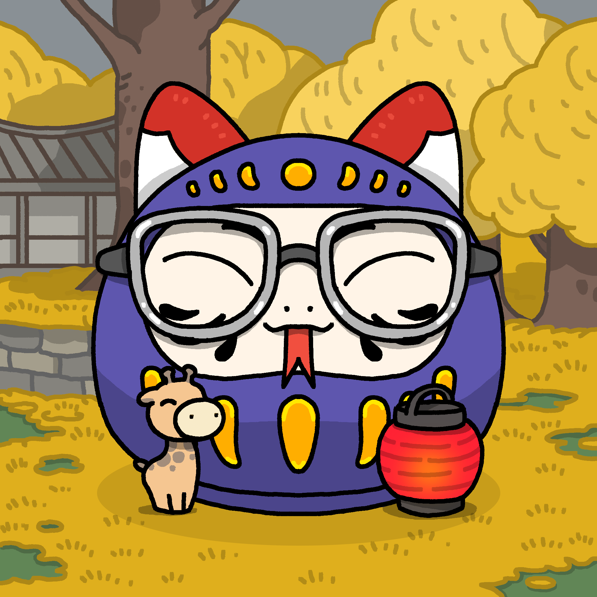 Neko Daruma #352