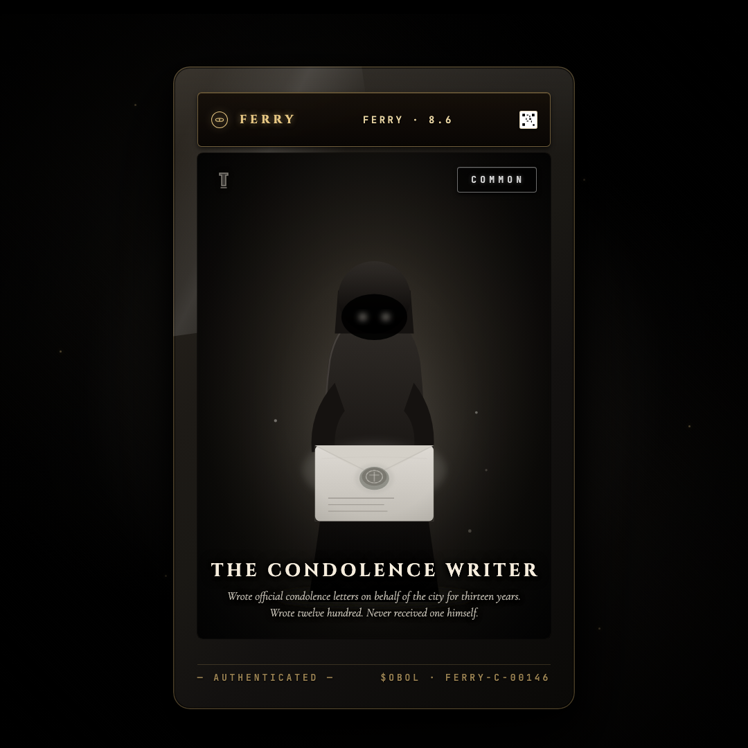 The Condolence Writer