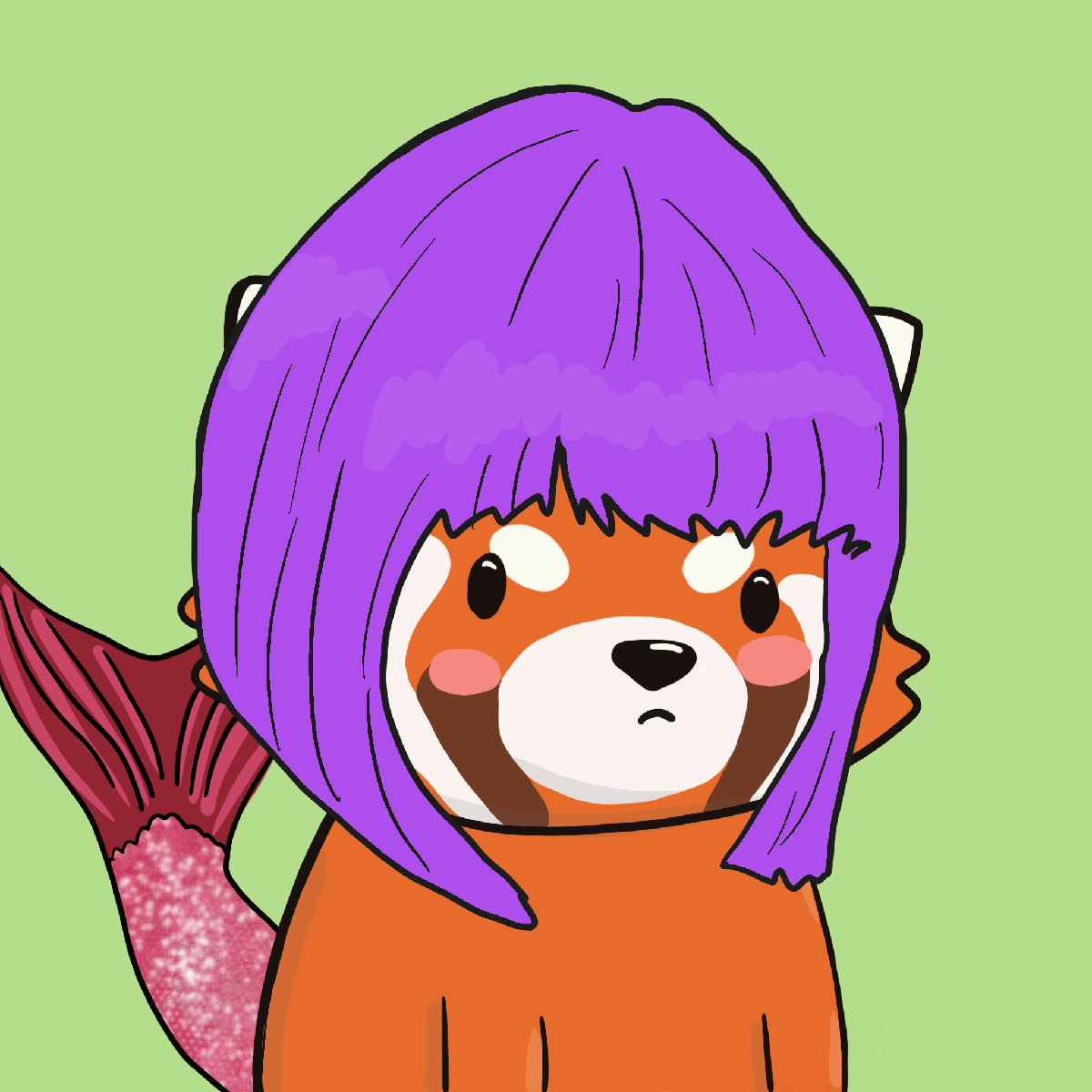 Okay Red Panda #7407