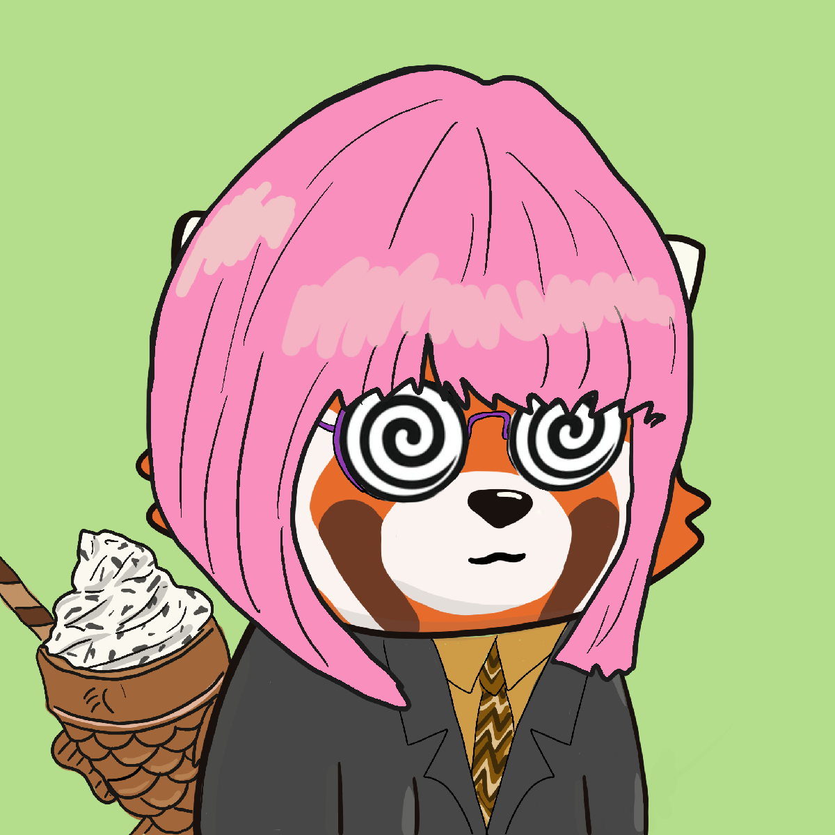 Okay Red Panda #7297
