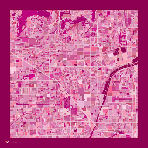 Anaheim, CA, USA - Pink