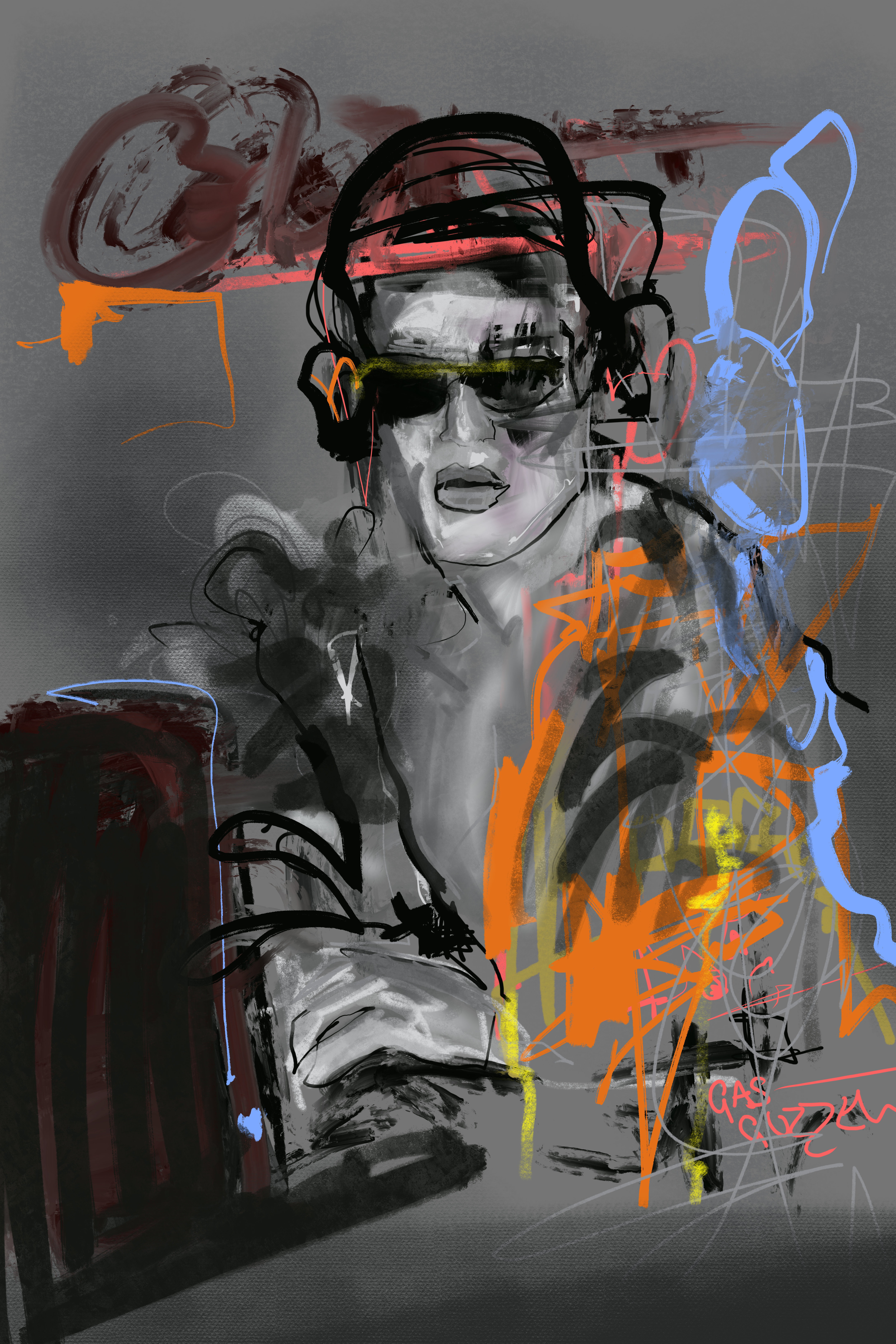GAS GUZZLER — Miss AL Simpson, Scottish cryptoartist