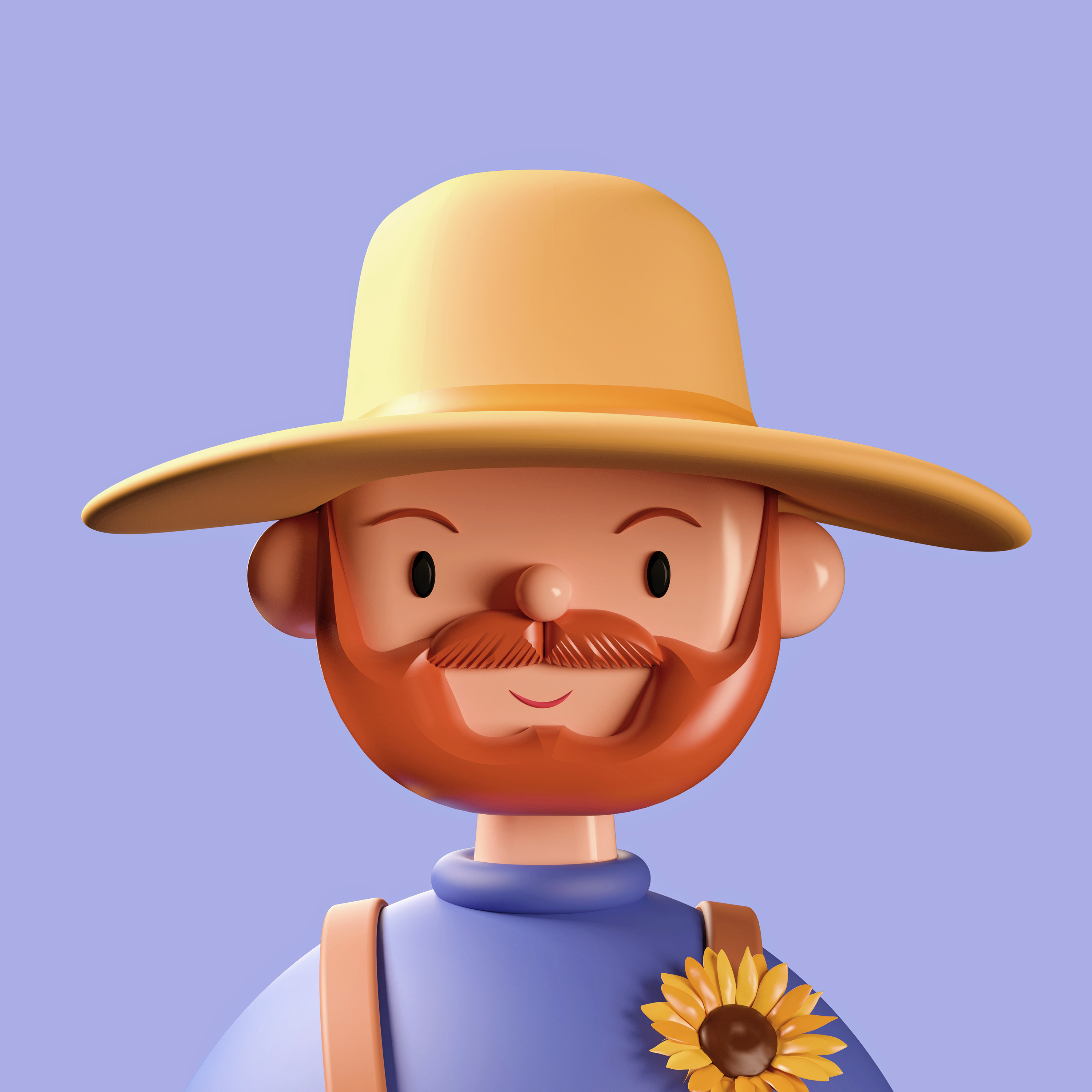 Van Gogh Toy Face