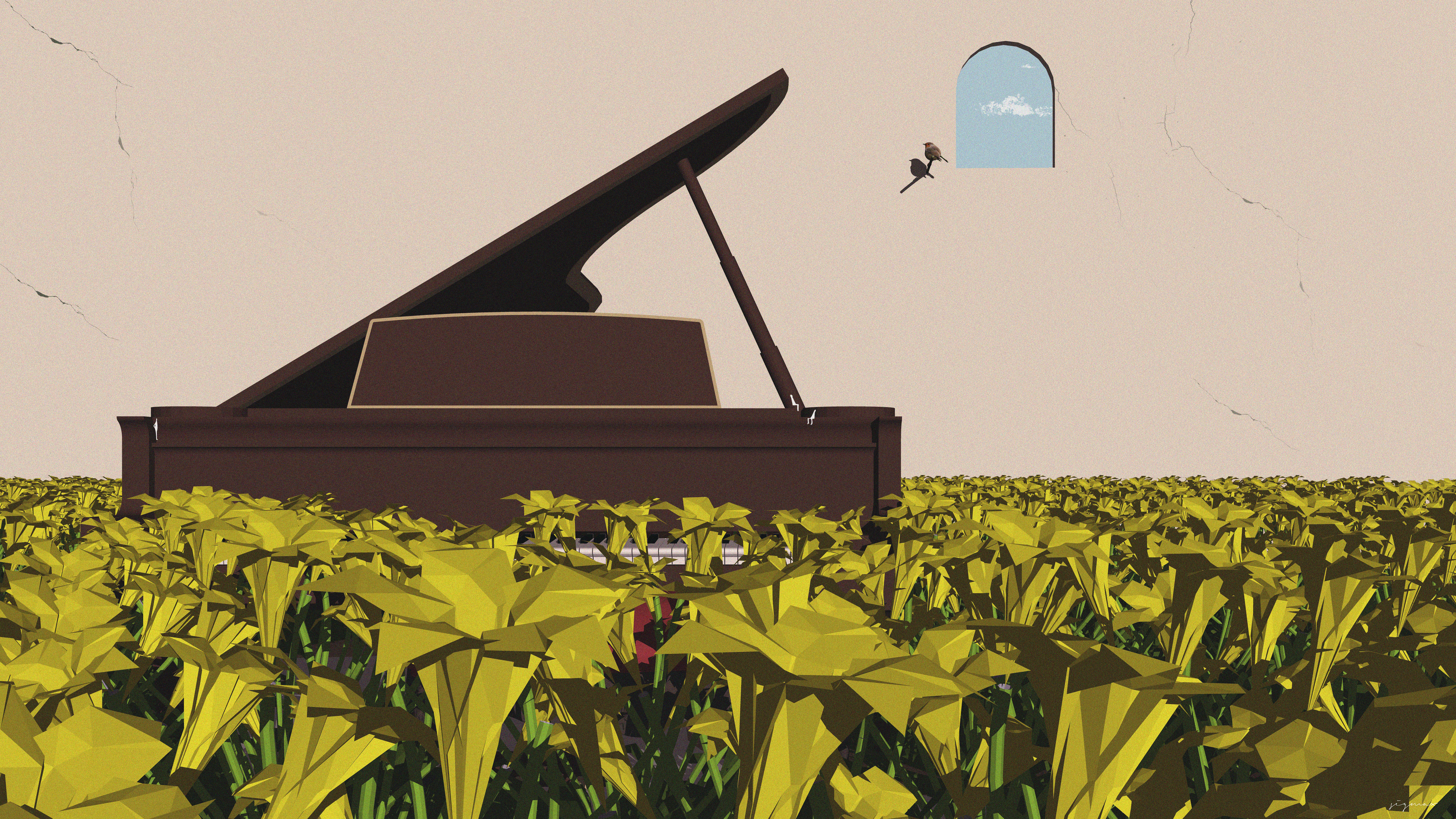 Goldfinch and the Piano