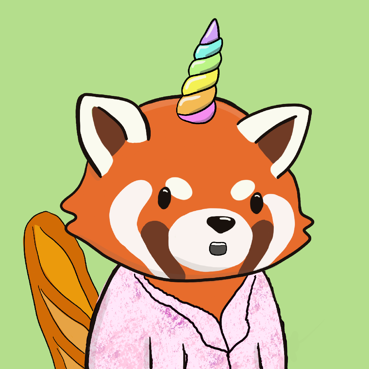 Okay Red Panda #7444