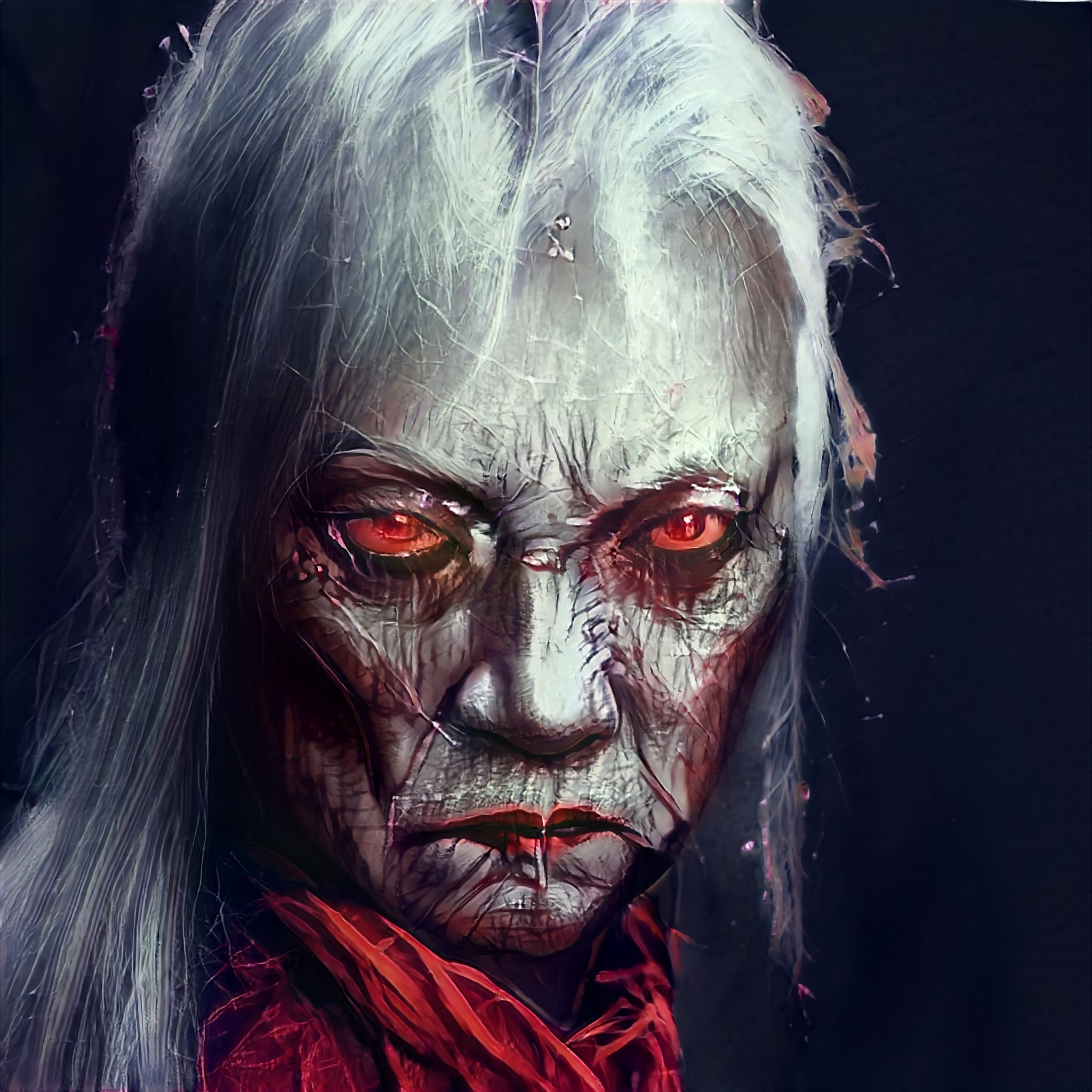 Horror Mask #7 - Crimson Necromancer