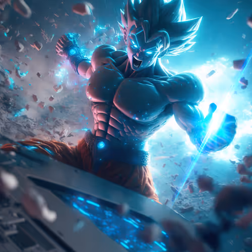 BEEPLE // GOKU DESTROYS ALL EVERYDAYS