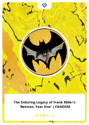 The Enduring Legacy of Frank Miller's 'Batman: Year One' | FANDOM