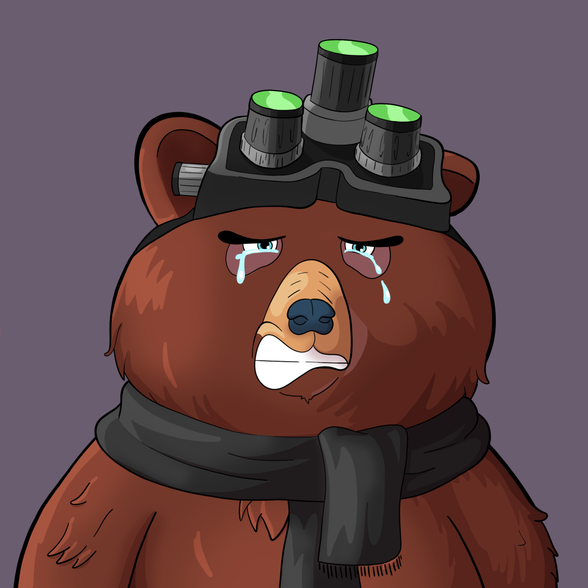 #1401 • Velvety Wuzzy Brown Bear