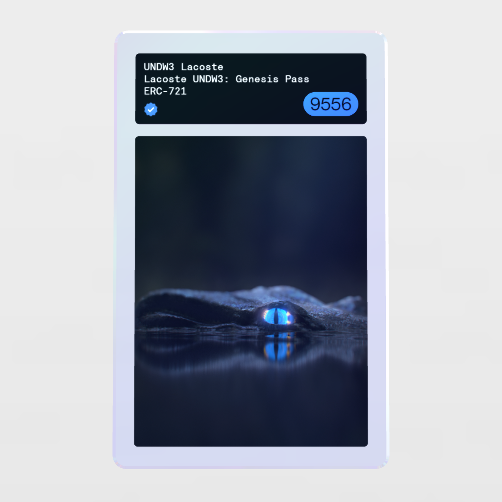 Minter Token - Lacoste UNDW3: Genesis Pass #9556