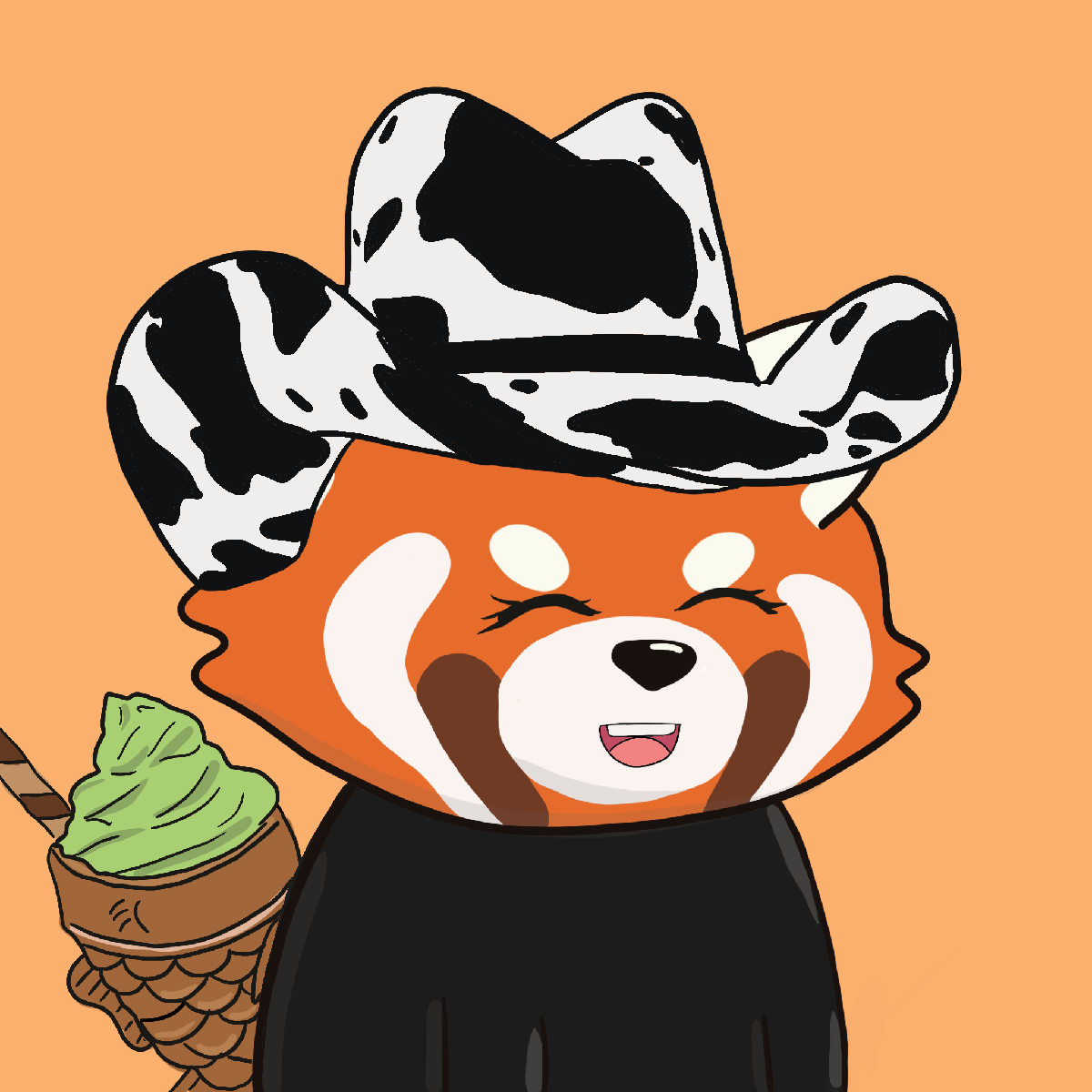 Okay Red Panda #7238