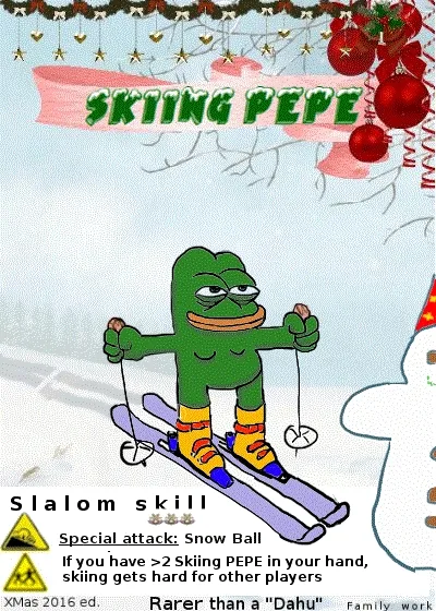 SKIINGPEPE Series 10, Card 13