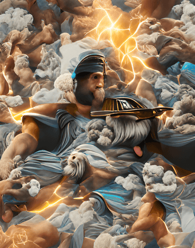 Hyperrealistic Zeus