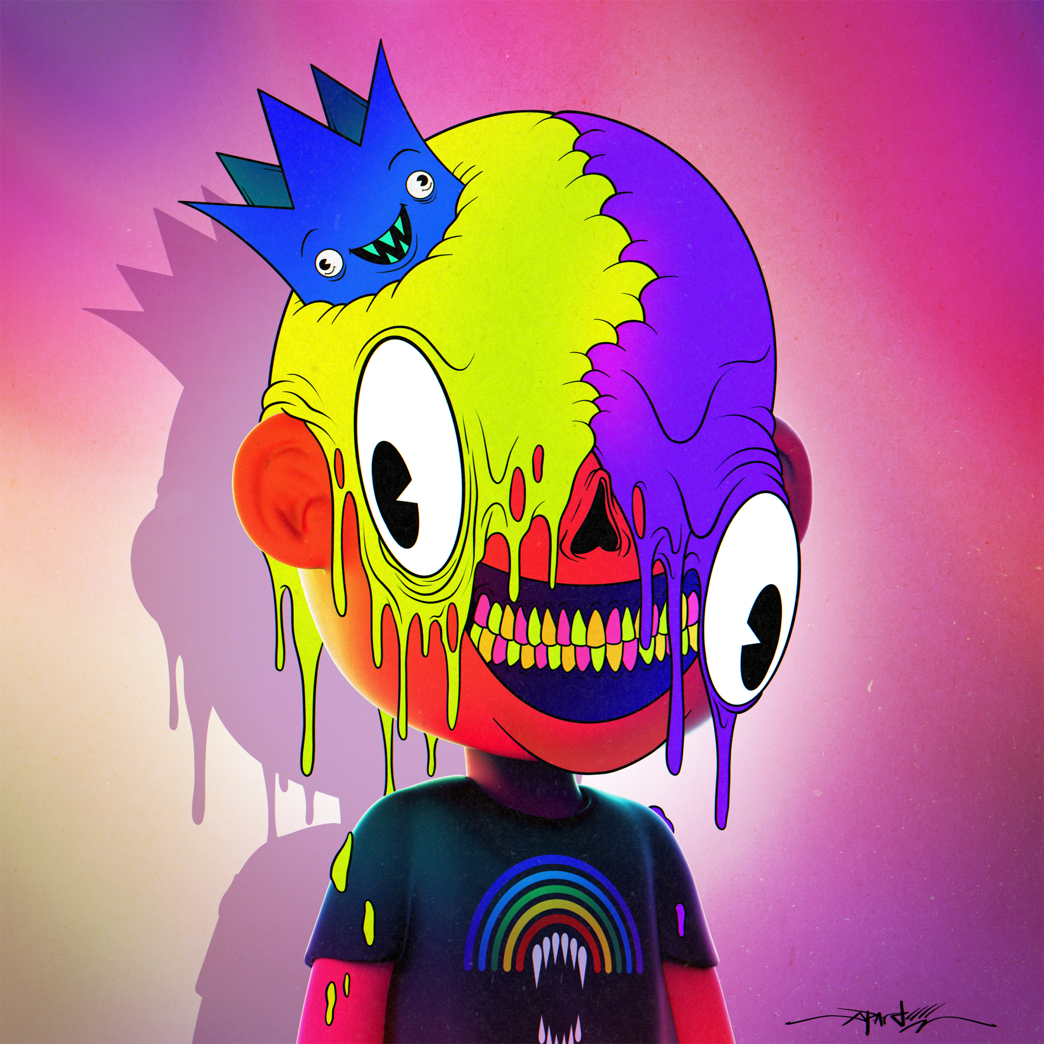 SLIPPY by Alex Pardee #1/1